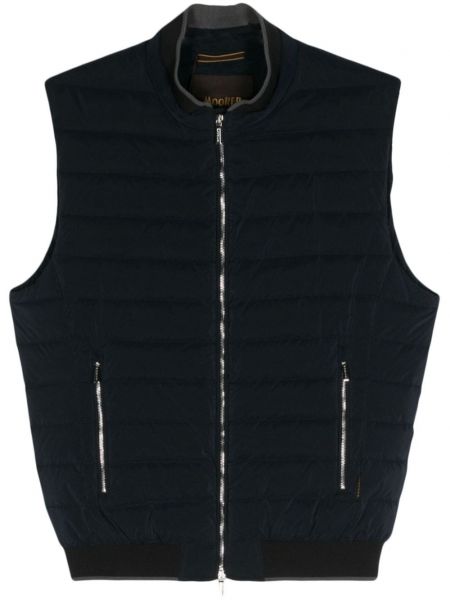 Gilet matelassé Moorer bleu