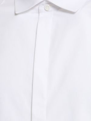 Bavlnená slim fit priliehavá košeľa Dsquared2 biela