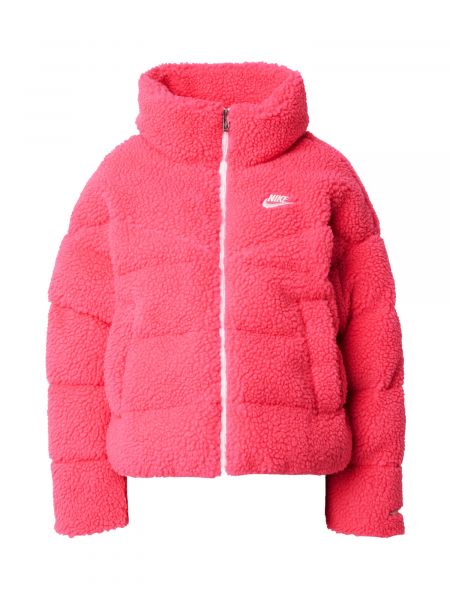 Giacca di orsacchiotto Nike Sportswear rosa