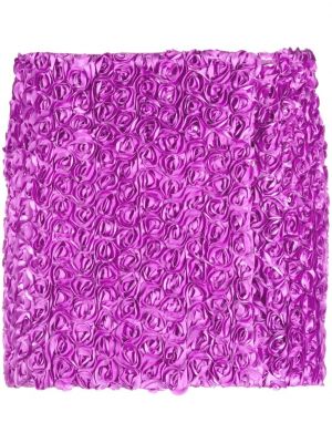 Kratke hlače s cvetličnim vzorcem Rotate vijolična