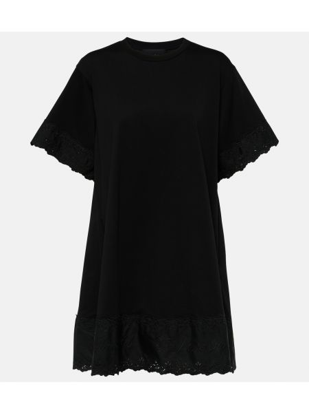 Платье мини из джерси Simone Rocha черное
