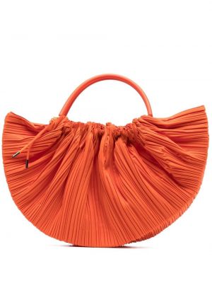 Plissert shoppingbag Pleats Please Issey Miyake oransje