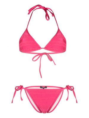Bikini mit print Balmain pink
