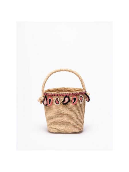 Tasche mit paisleymuster Alanui beige