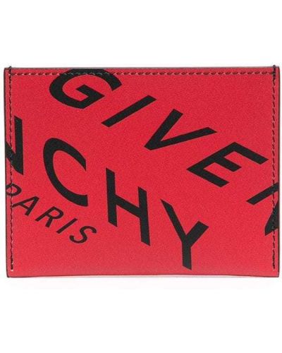 Cartera con estampado Givenchy rojo