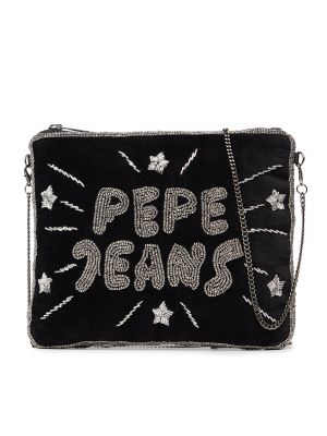 Pisemska torbica Pepe Jeans črna