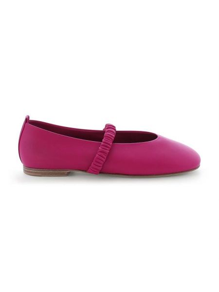 Bőr balerina cipők Kennel & Schmenger rózsaszín