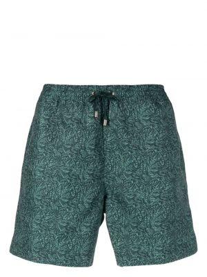 Kratke hlače s printom Sunspel zelena