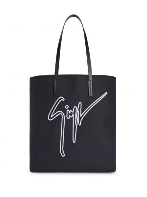 Trykt shoppingbag Giuseppe Zanotti svart