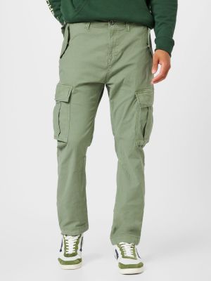 Pantaloni cargo cu buzunare Pepe Jeans verde