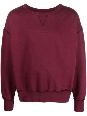 Broderade sweatshirt Maison Margiela röd