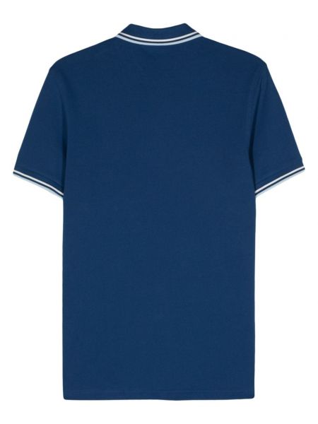 Kokvilnas polo krekls ar izšuvumiem Fred Perry zils