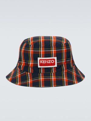 Rūtainas kokvilnas cepure Kenzo