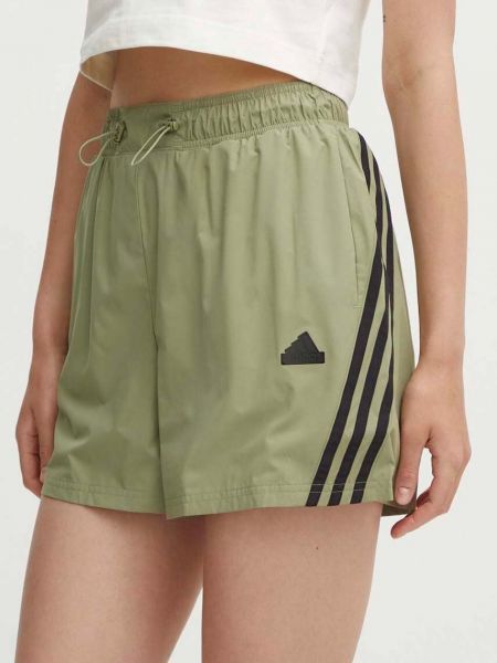Kratke hlače visoki struk Adidas zelena