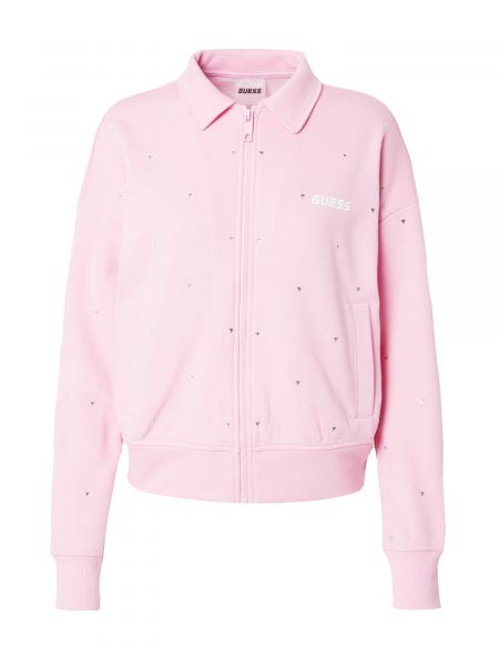 Bluză cu fermoar Guess roz