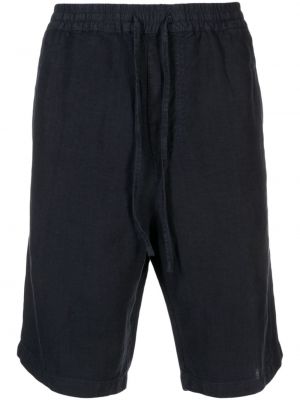Lanene bermuda kratke hlače 120% Lino plava