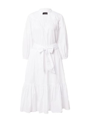 Košeľové šaty Lauren Ralph Lauren biela