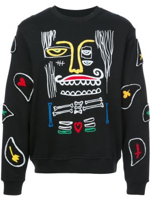 Sweatshirt mit paisleymuster Haculla schwarz