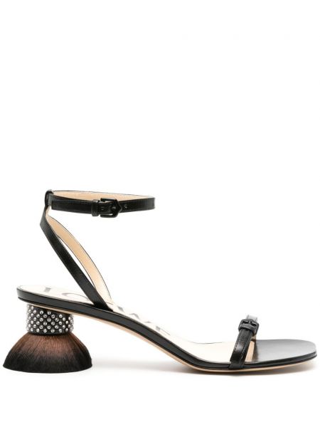 Kožené sandále Loewe čierna