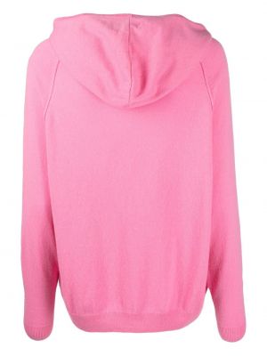 Kašmyro vilnonis džemperis su gobtuvu Chinti & Parker rožinė