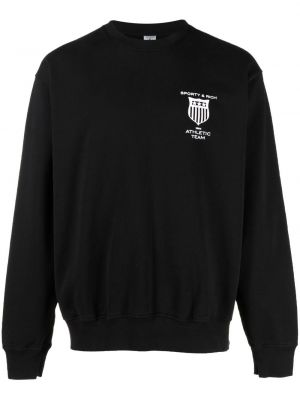 Sweatshirt Sporty & Rich svart