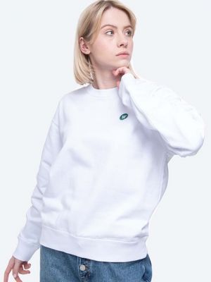 Βαμβακερή μπλούζα Wood Wood λευκό