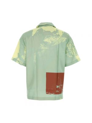 Camisa de viscosa Oamc verde
