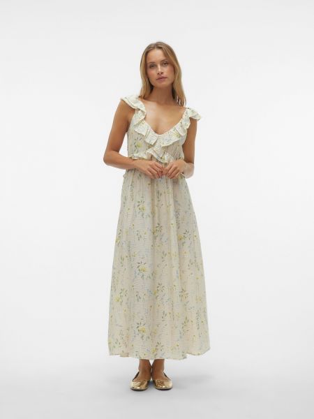 Rochie lunga cu model floral Vero Moda