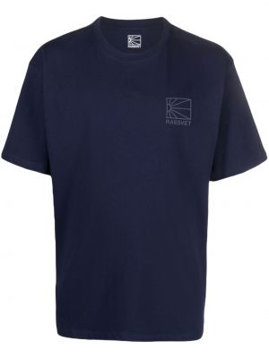 T-shirt aus baumwoll mit print Paccbet blau