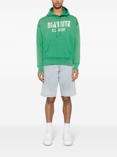 Kapučdžemperis ar apdruku Polo Ralph Lauren zaļš