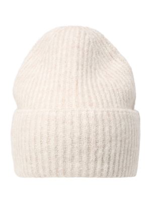 Памучна шапка Weekday бяло