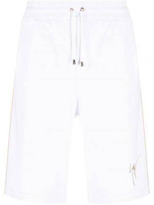 Kratke hlače z vezenjem Giuseppe Zanotti bela