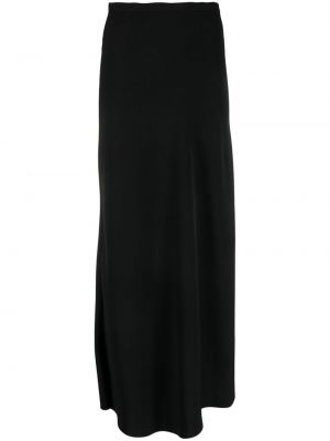 Asymetrická dlhá sukňa Mm6 Maison Margiela čierna