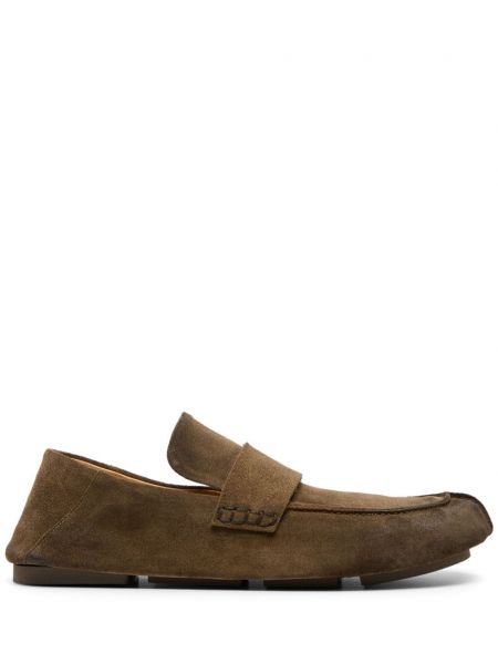 Slip-on seemisnahksed loafer-kingad Marsell pruun