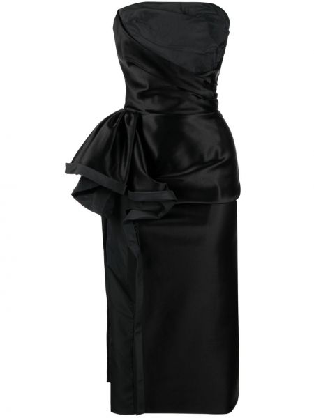 Κοκτέιλ φόρεμα Maison Margiela μαύρο