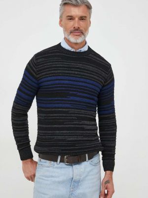 Vlněný svetr Sisley šedý