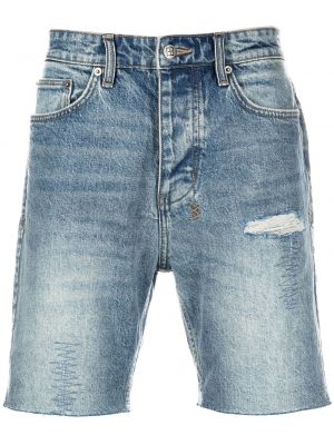 Nødlidende jeans-shorts Ksubi blå