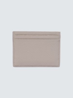 Usnjena denarnica Christian Louboutin siva