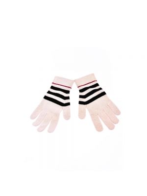 Rękawiczki wełniane Burberry białe