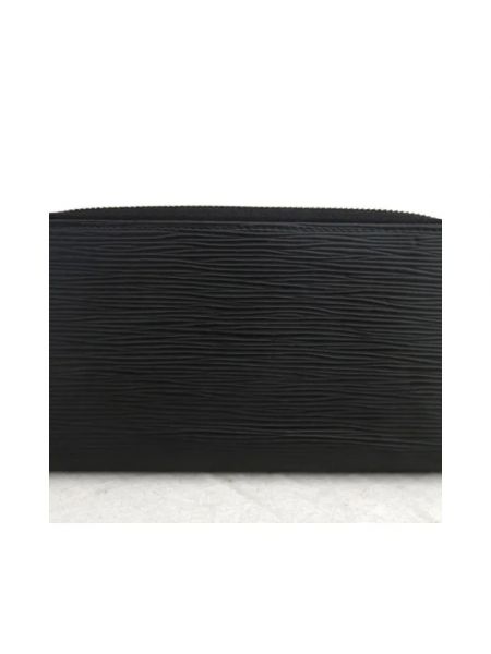 Cartera de cuero Louis Vuitton Vintage negro