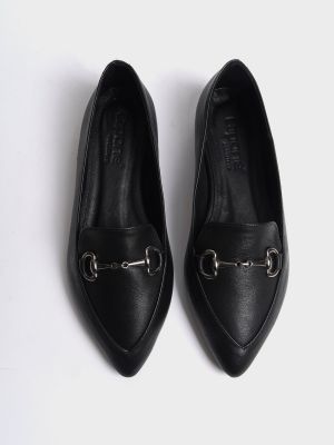 Kožne cipele sa špic vrhom Capone Outfitters