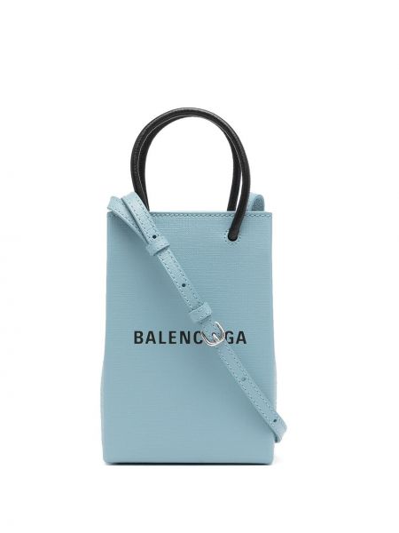 Shopper Balenciaga, blu