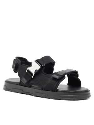 Černé sandály Badura