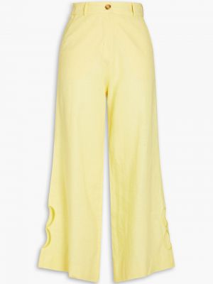 Volné kalhoty Racil - Žlutá