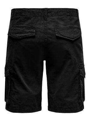 Pantaloncini cargo Only & Sons nero