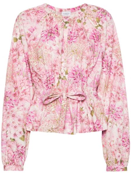 Bluza s cvjetnim printom s printom Giambattista Valli ružičasta