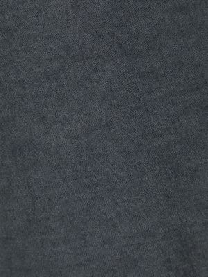 Kašmírový hedvábný šál Faliero Sarti šedý