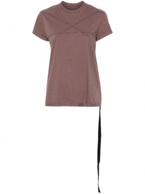 Bavlnené tričko Rick Owens Drkshdw fialová