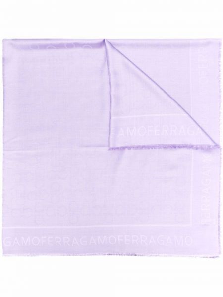 Pañuelo Salvatore Ferragamo violeta
