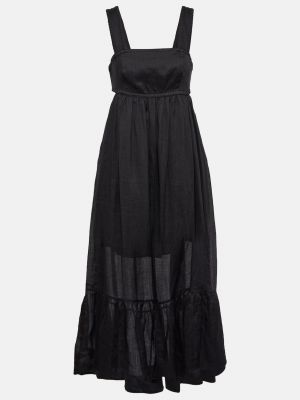 Платье миди Zimmermann черное